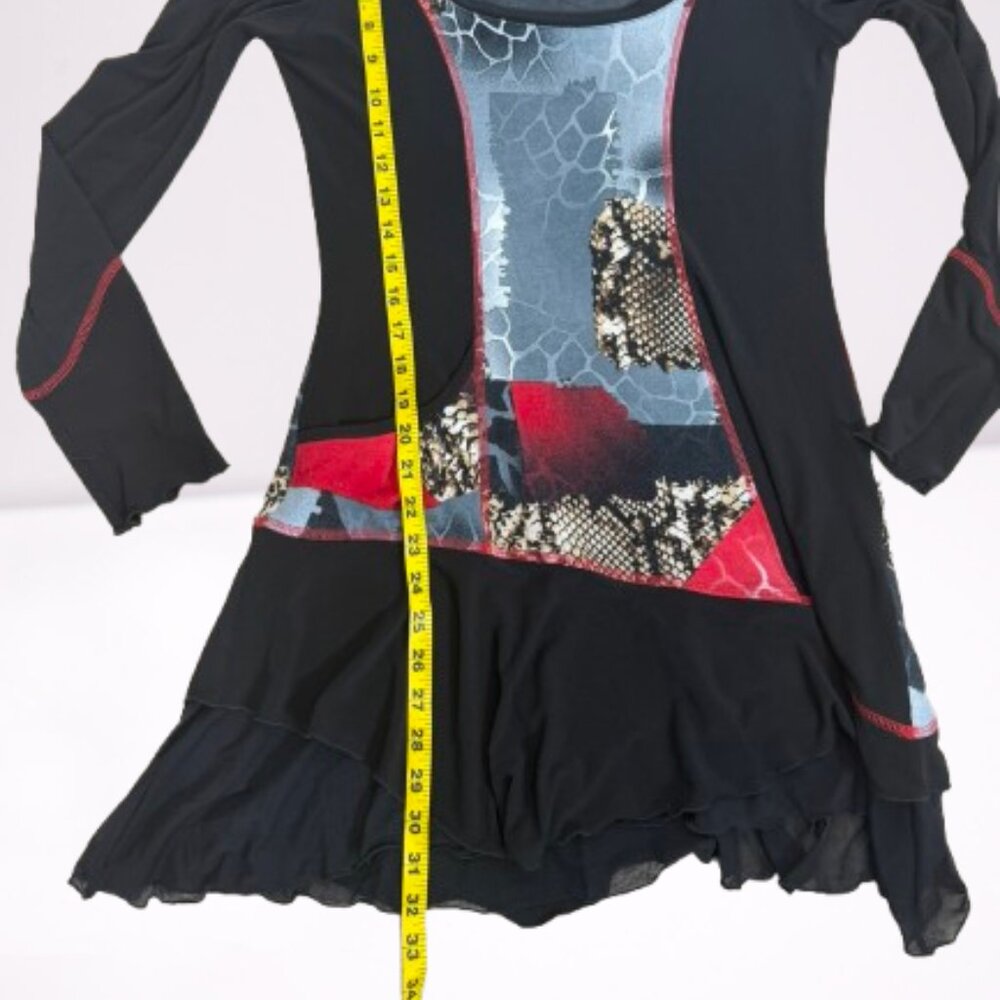 Joseph Ribkoff NWOT Fairy Wiching Stretch Mini Dress Size 8 Y2K Whimsigoth - Picture 9 of 10